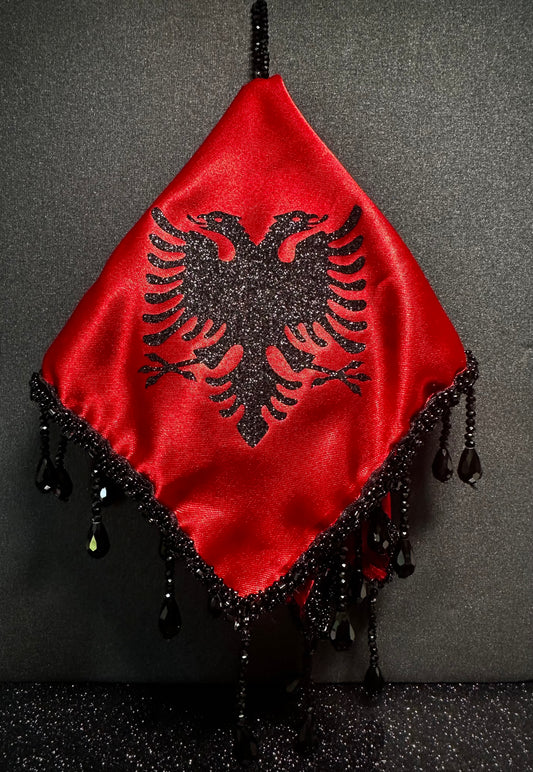 Black Crystal Beaded Shamia/Mindil